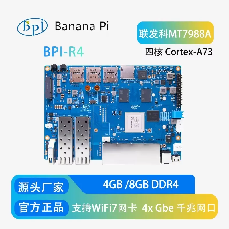 Banana Pi BPI-R4 WiFi 7 Router – Bananapi Bpi R4 Wifi 7 Bewertung und Preis